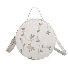 Load image into Gallery viewer, Women&#39;s Fashion Lace Fresh Handbag Crossbody Bag Solid Color Small Round Bag Lady Crossbody Mini Messenger Bags bolsa feminina
