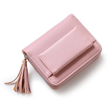 Load image into Gallery viewer, Winmax Small tassel women purse female mini wallet multifunction women coin purse zipper brand money change wallet Purses sale