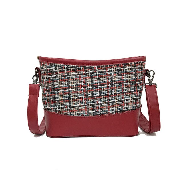 2019 new Women bag fashion weaving Imitation leather Women shoulder bag crossbody bag trend casual Women handbags bag