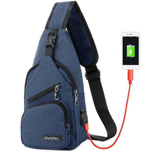 New Oxford Men Nylon Chest Pack Single Shoulder Strap Back Bag Crossbody Bags for Women Sling Shoulder Bag Back Pack Travel