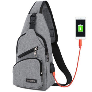 New Oxford Men Nylon Chest Pack Single Shoulder Strap Back Bag Crossbody Bags for Women Sling Shoulder Bag Back Pack Travel